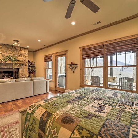 Luxury Cabin Rental In Franklin With Private Hot Tub المظهر الخارجي الصورة