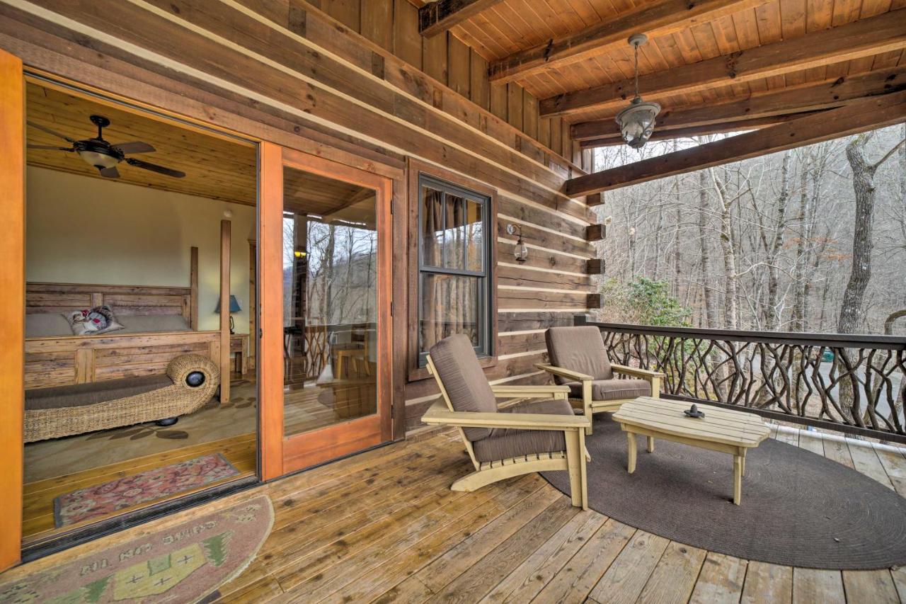 Luxury Cabin Rental In Franklin With Private Hot Tub المظهر الخارجي الصورة