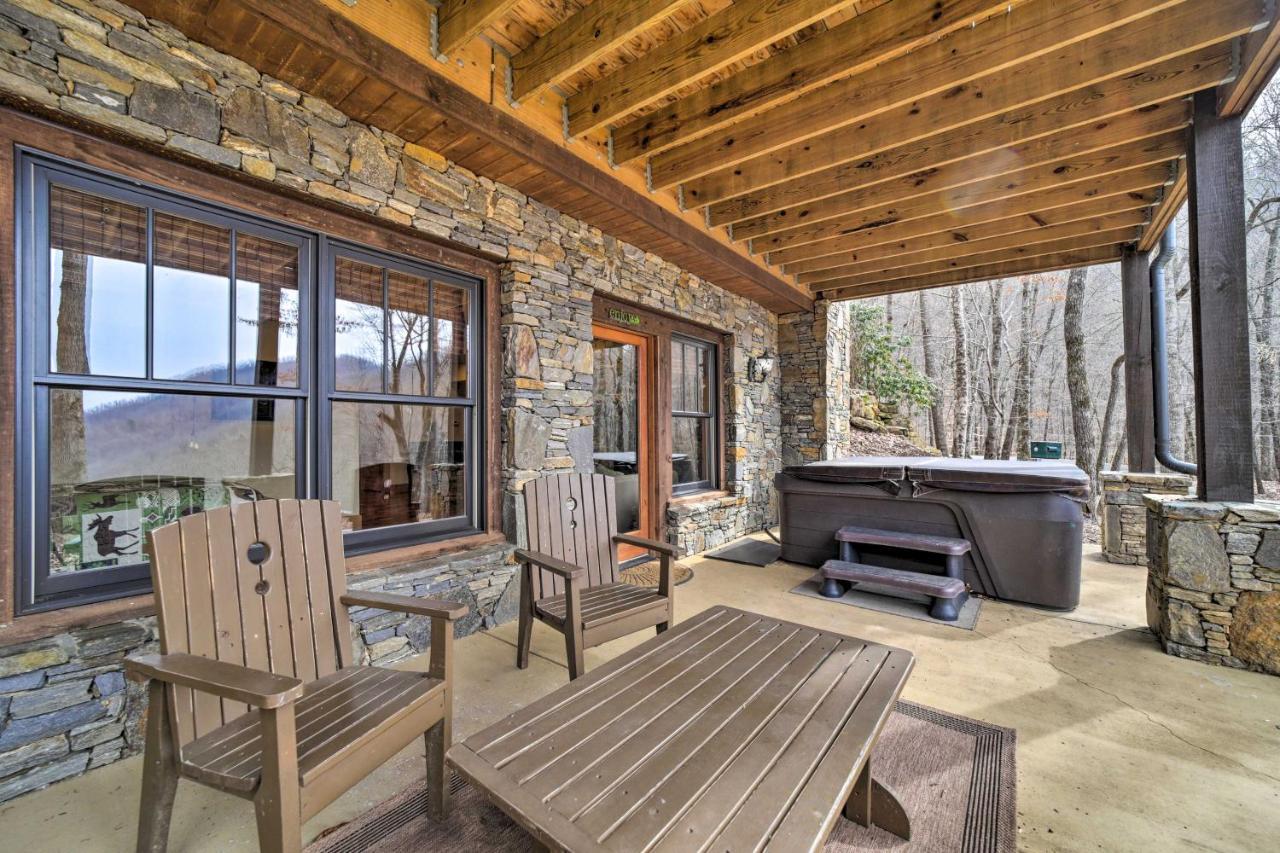 Luxury Cabin Rental In Franklin With Private Hot Tub المظهر الخارجي الصورة