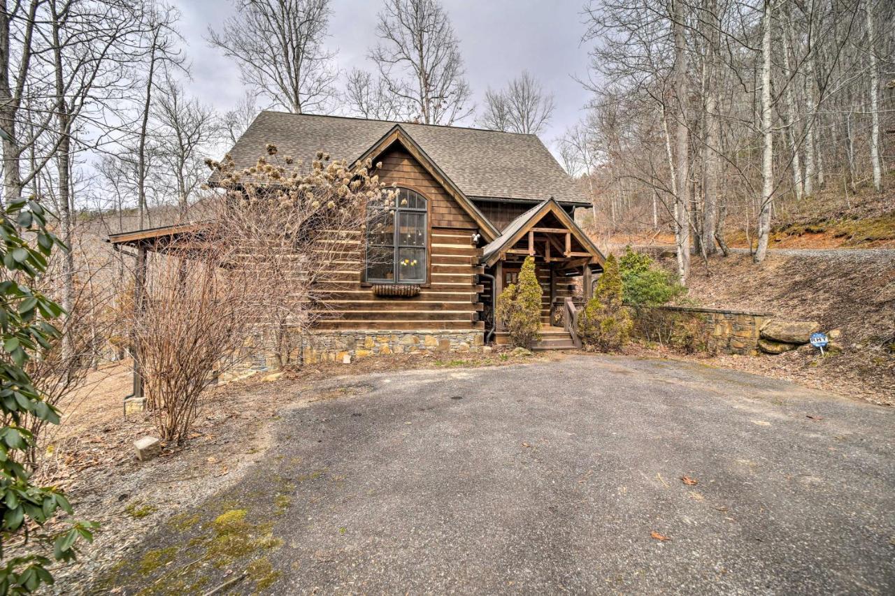 Luxury Cabin Rental In Franklin With Private Hot Tub المظهر الخارجي الصورة
