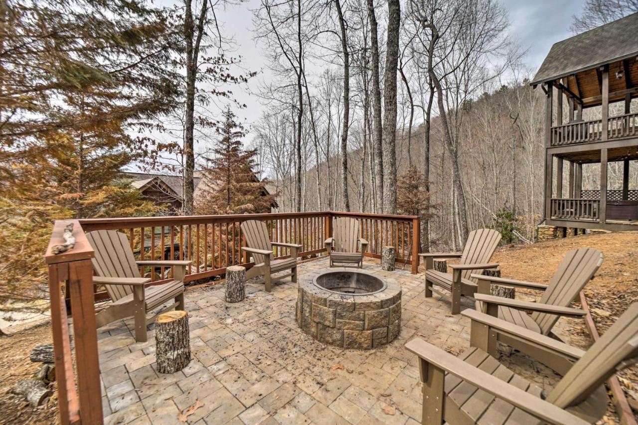 Luxury Cabin Rental In Franklin With Private Hot Tub المظهر الخارجي الصورة